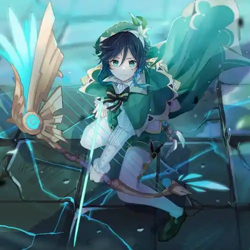 巴巴托斯原神温迪插画头像图片 | bobopic