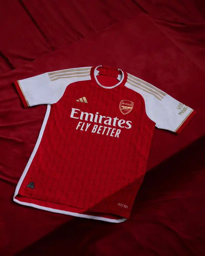 阿森纳正式发布2023-24赛季主场球衣 #足球#  #小红书竞技场# 0