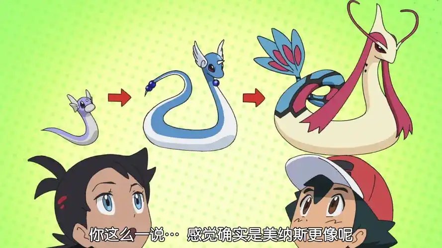 精灵宝可梦新无印第10话小智成功收服快龙