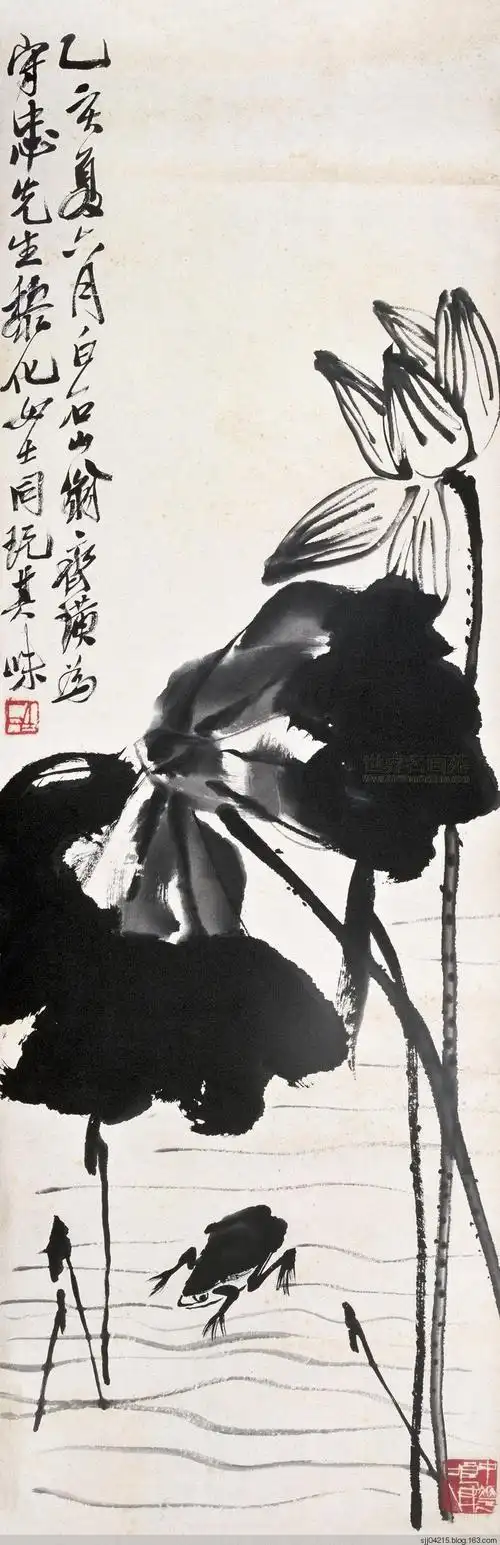 齐白石国画作品汇编(13)- 荷花篇