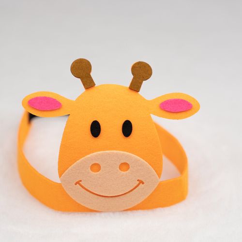 山恋津 开学幼儿园头饰可爱卡通帽子亲子活动演出道具童话表演动物