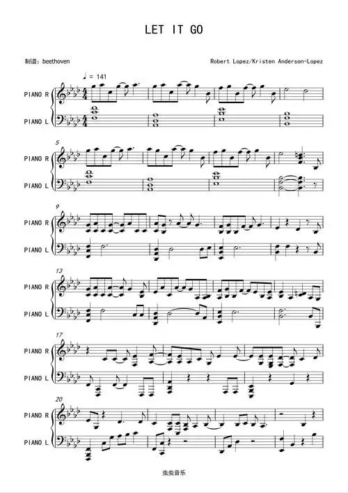 letitgo冰雪奇缘主题曲