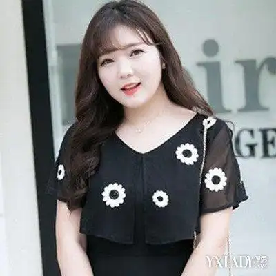 图女胖人适合什么发型呢解救胖mm的4款修颜中长发分享