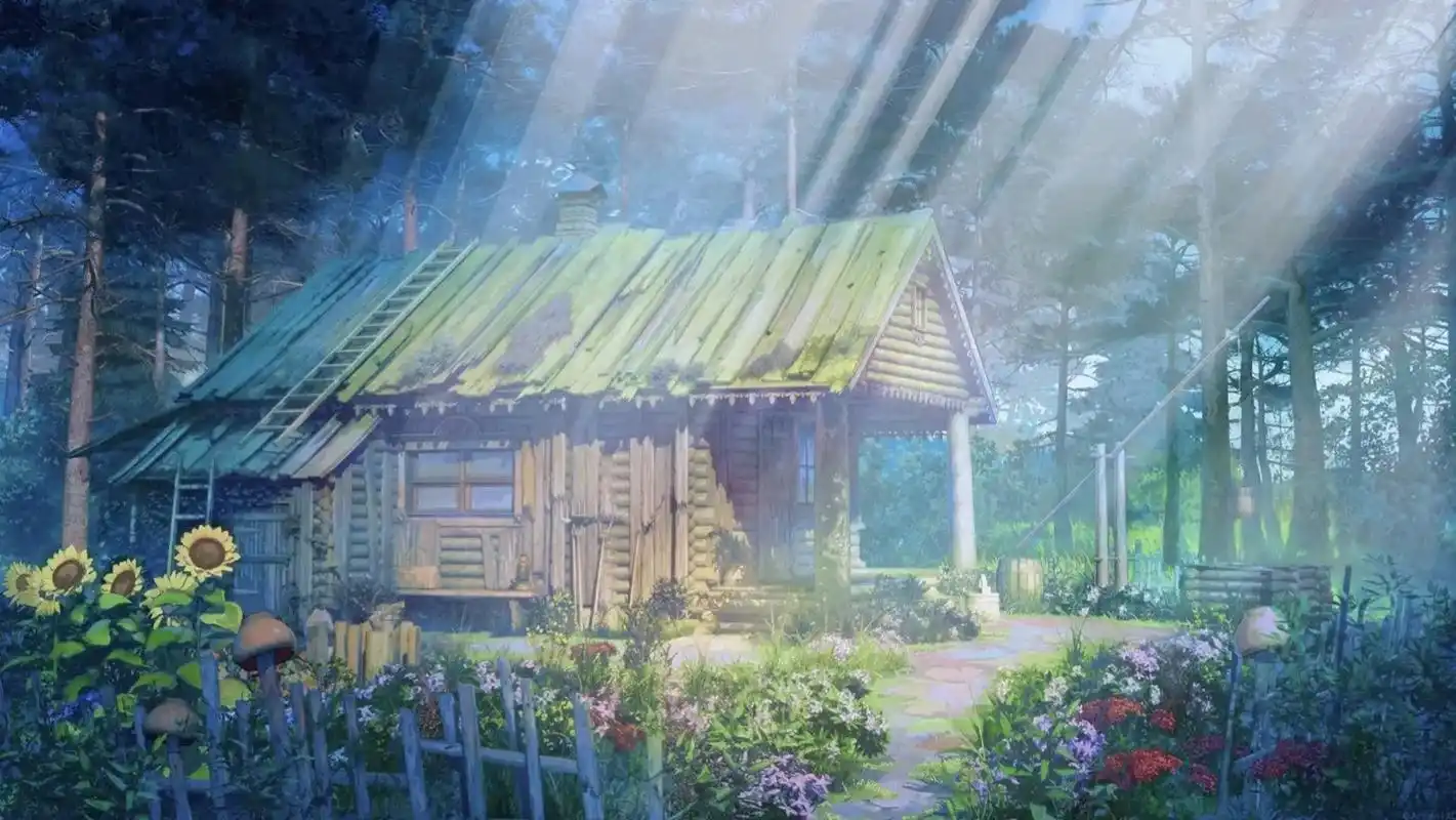 高清壁纸 #治愈系动漫背景图  - 抖音