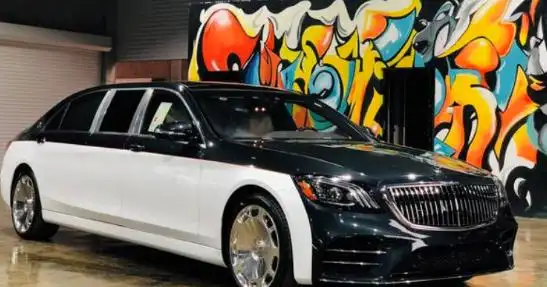 国内仅此一台,迈巴赫普尔曼s800加长版,造型霸气十足