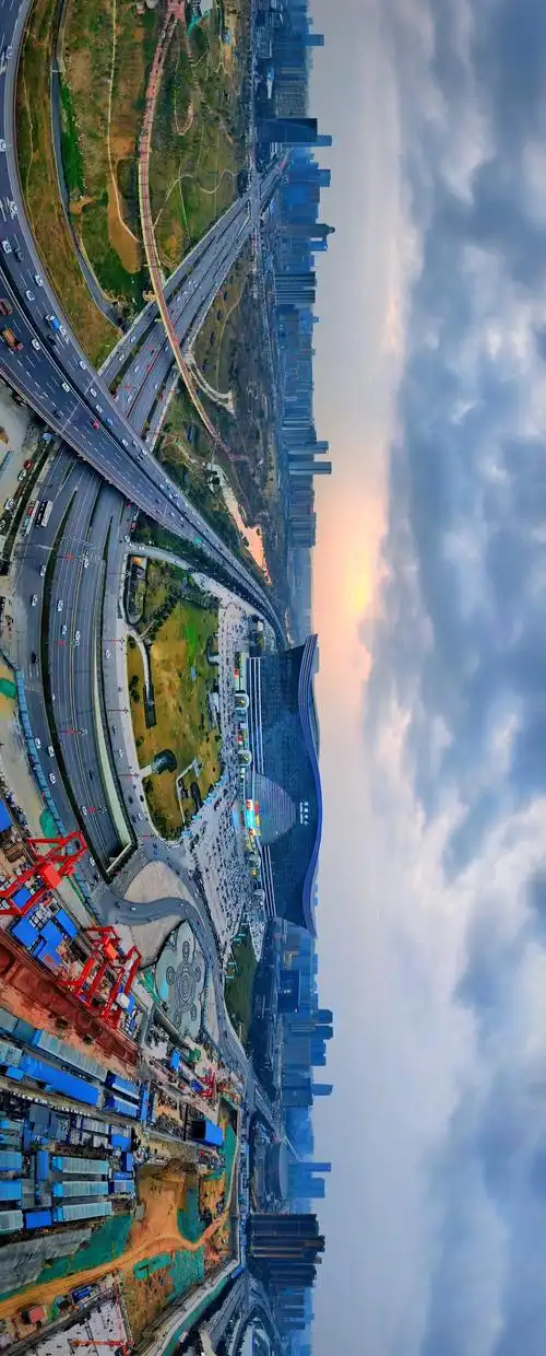 手机横过来,看看成都的全景照片…… - 美篇