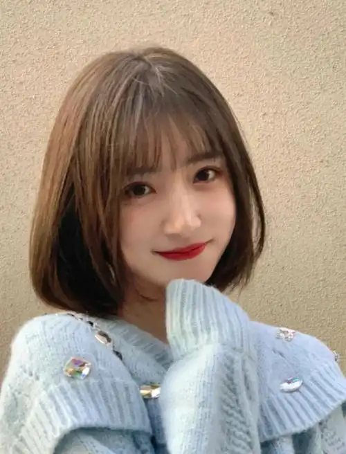 长沙烫发简约温柔显气质减龄瘦脸显脸小修饰脸型修容发型◆一@郴州西