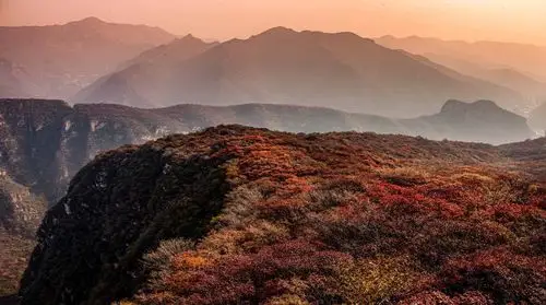 红叶满山的季节