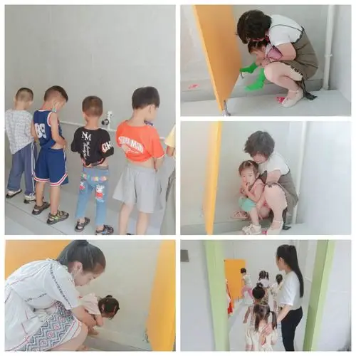 这是我第一次在幼儿园小便