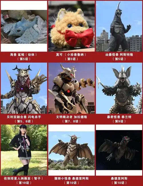 《捷德奥特曼》全怪兽图鉴