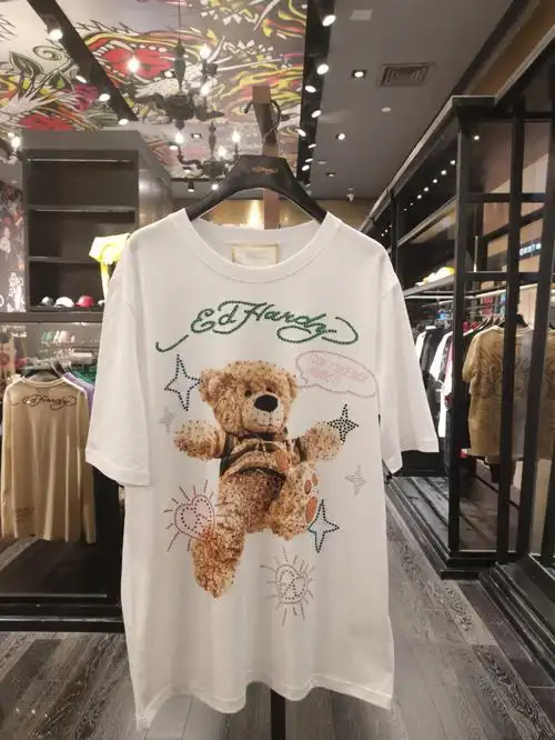 edhardy女士短袖小熊t恤