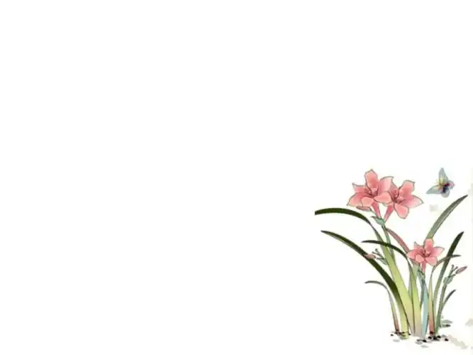 蝶花背景图片()(1)ppt课件
