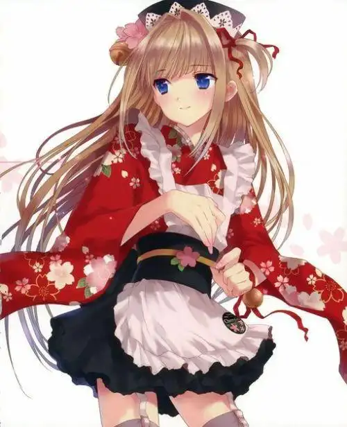 淡棕色头发蓝眸的动漫少女,最好不要哪部动漫里的,急求!