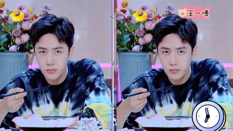 下饭必看!看王一博吃东西太香了,奶膘鼓鼓的像个小仓鼠,硬生生看饿了!