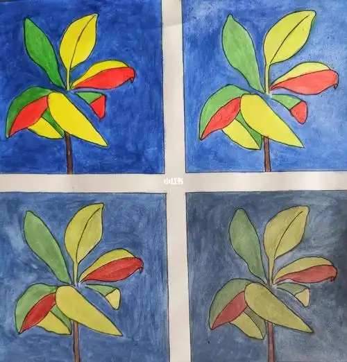 绘画9:《色彩纯度》96#创意美术