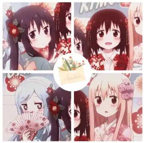 四个人的闺蜜头像来啦