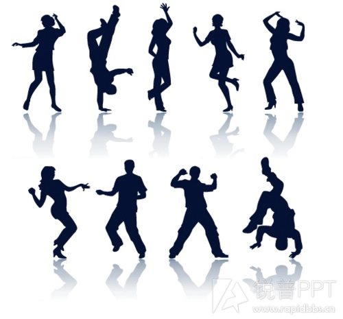 人物剪影大杂烩 - 图片素材 - 锐普ppt论坛 - powered by discuz!