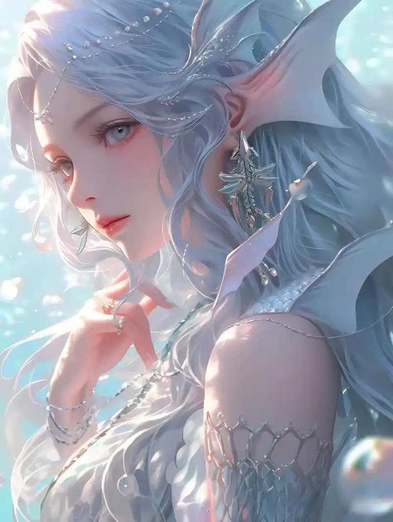 人鱼公主 #二次元# #ai绘画# #ai共创计划