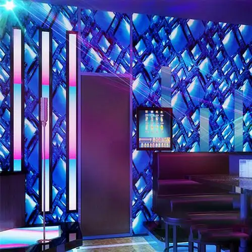 ktv壁纸 3d立体个性时尚酒吧花俏舞厅包厢主题房娱乐走廊背景墙纸