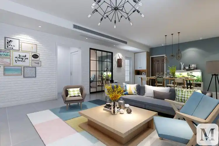 简约客厅沙发装修效果图