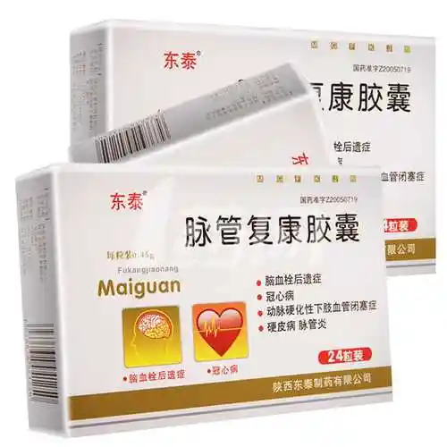 东泰 脉管复康胶囊 0.45g*12粒*2板