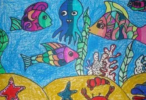 2020年儿童海洋世界绘画作品图片