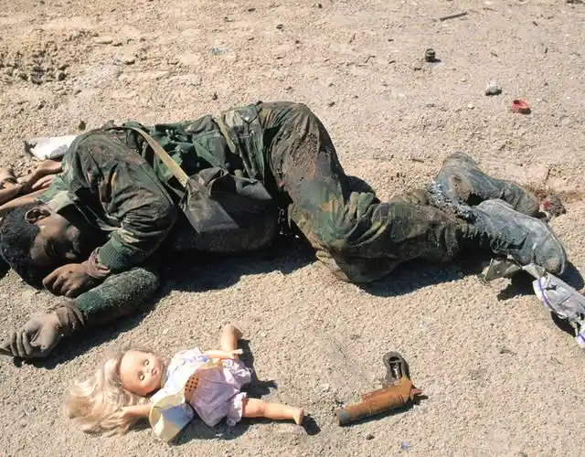 海湾战争黑镜头:战斗还是屠杀?