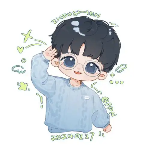 跟我合唱吧～@卡布叻_周深来速速更图建设一下96这件毛衣真的好可爱