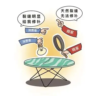 商家承诺的纯天然石板 到家却发现是"人为拼接"?