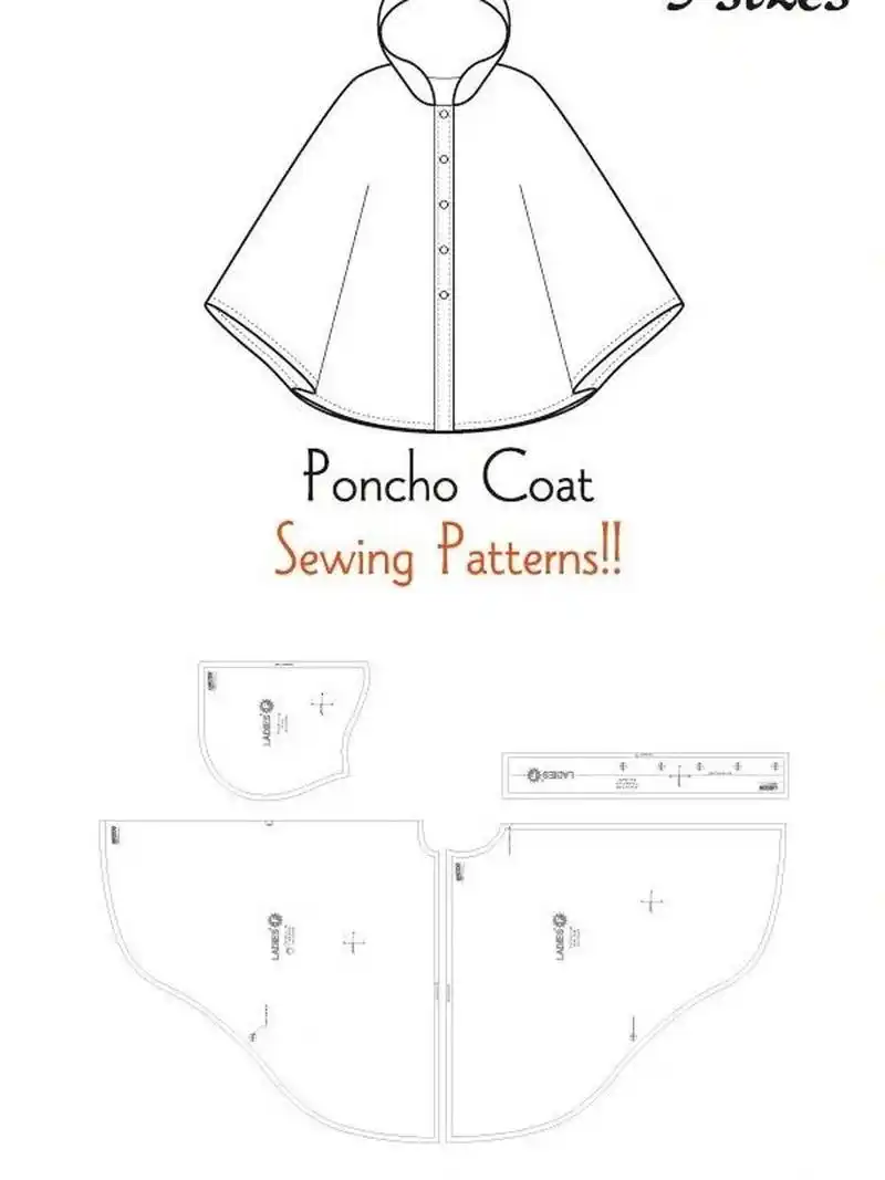 斗篷大衣图纸 分享创意与灵感