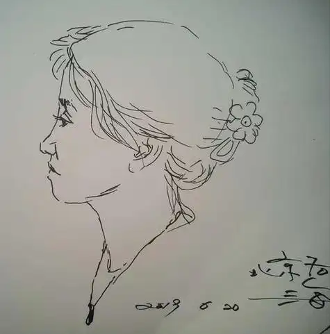 速写人物头像速写人物头像照片