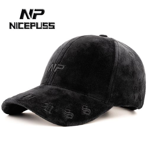 nicepuss男士帽子品牌旗舰店秋冬帽子男冬季保暖鸭舌帽加绒棒球帽