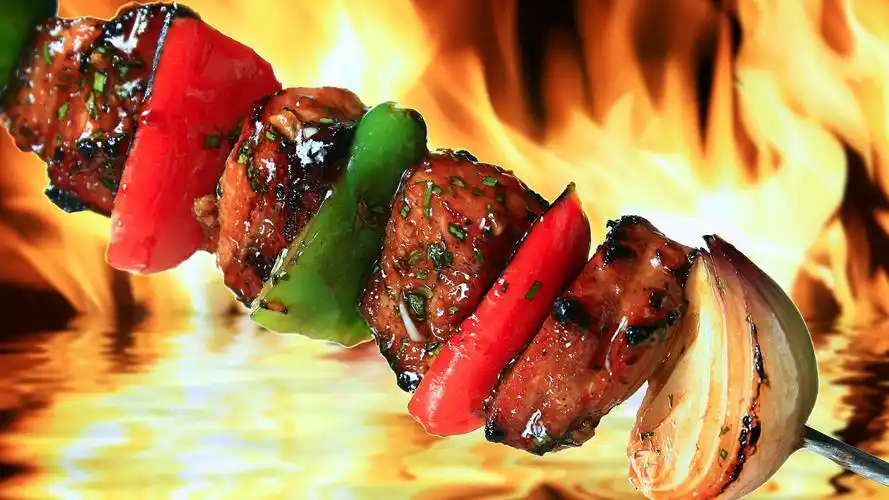 美味牛肉烧烤图片