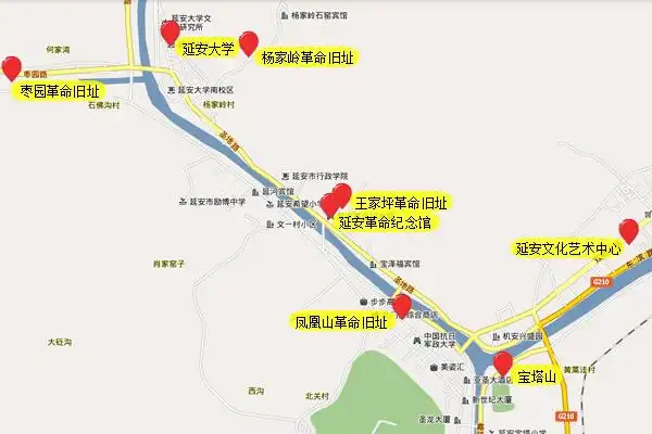 延安有哪些景点呢_延安景点地图介绍