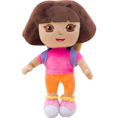 正版爱探险的朵拉公仔dora玩偶布娃娃毛绒玩具儿童小女孩生日礼物