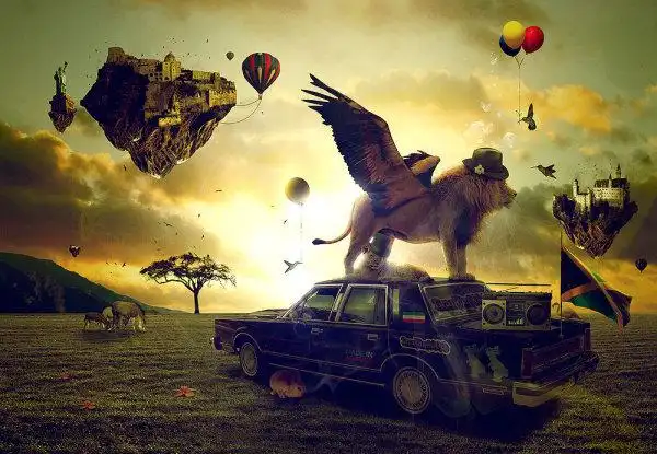 4张创意ps合成作品设计欣赏 - 素材中国16素材网