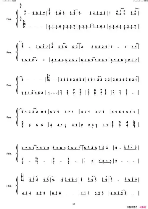 一直很安静简谱-阿桑演唱-方文山/蔡如岳词曲-看谱啦