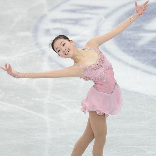 卓宝设计定制花样滑冰服装花样溜冰表演服儿童成人女款冰裙c5