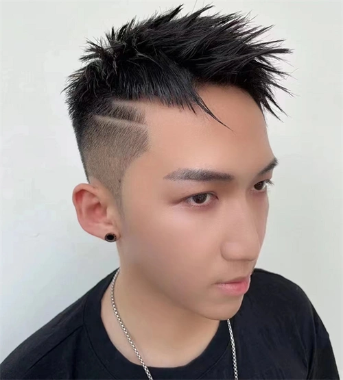 男生铲青雕刻 潮男酷炫发型_时尚男发 - 美发站