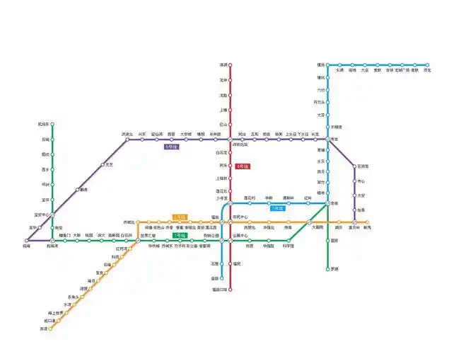 福田到罗湖城有地铁搭吗?