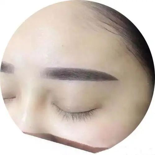 最新纹眉图片 雾眉图片