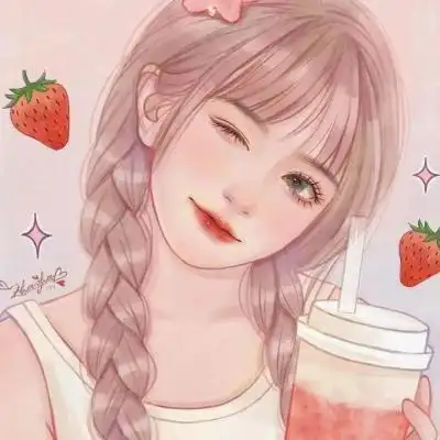 头像女手绘微博使用,如约而至 未来可期