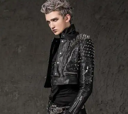 男生摇滚朋克发型图片