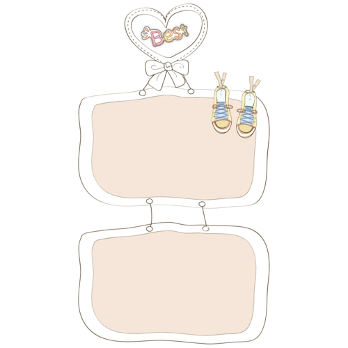 卡通手绘素描边框图片