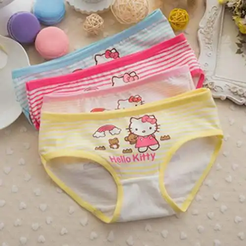条纹hello kitty儿童内裤婴儿宝宝三角裤女童内裤