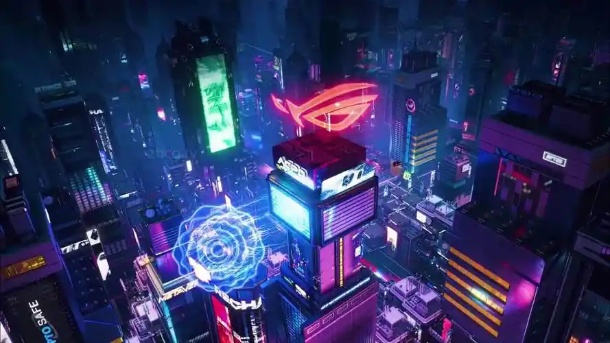 赛博朋克风 rog nebula 星云