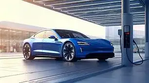 一张新能源汽车高清摄影实拍图ai图片免费下载_png__-