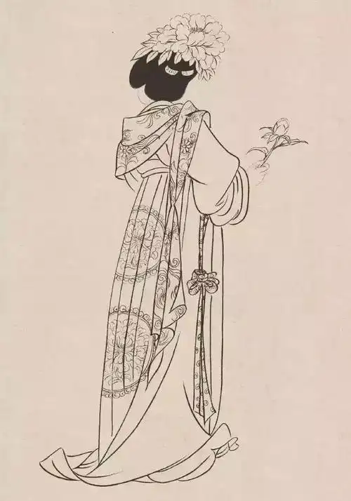 古代人物白描集锦120图工笔画工笔画属于工整细致一类画法如宋代的