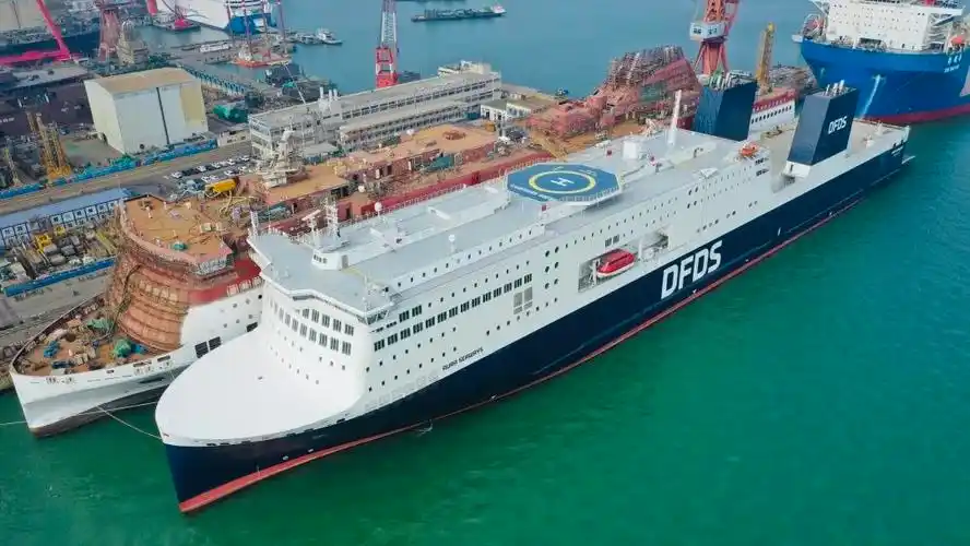 内装材料国产化率超90广船国际交付豪华客滚船