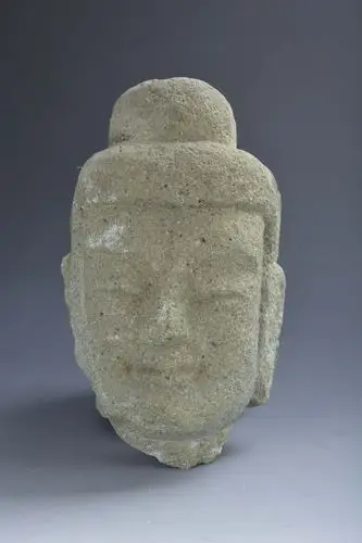 北魏石雕佛头像